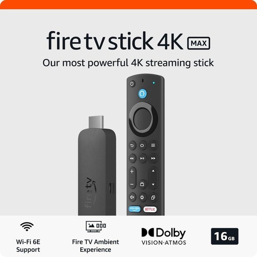 Amazon fire stick max - fire, 4k