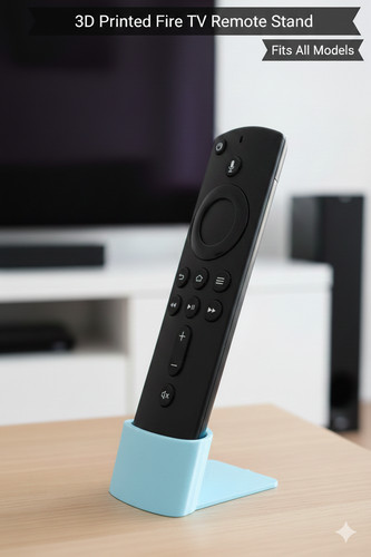 Sky blue printed remote - sky, 3d